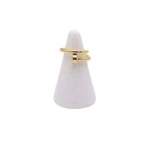 NEW Stainless Steel Nail Ring in Gold
